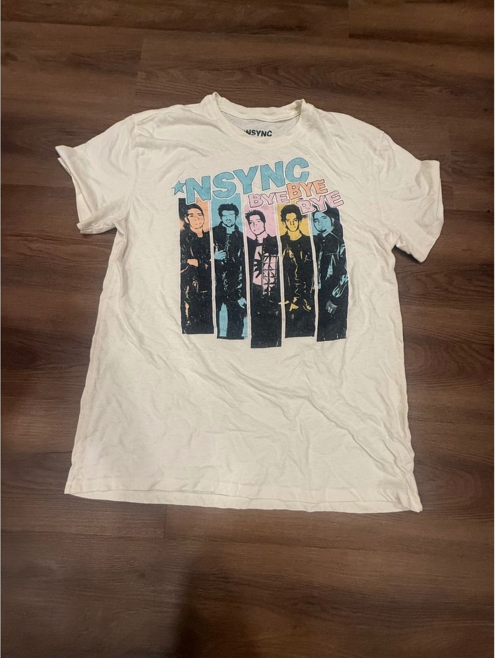 NSYNC Bye Bye Bye White Graphic T Shirt